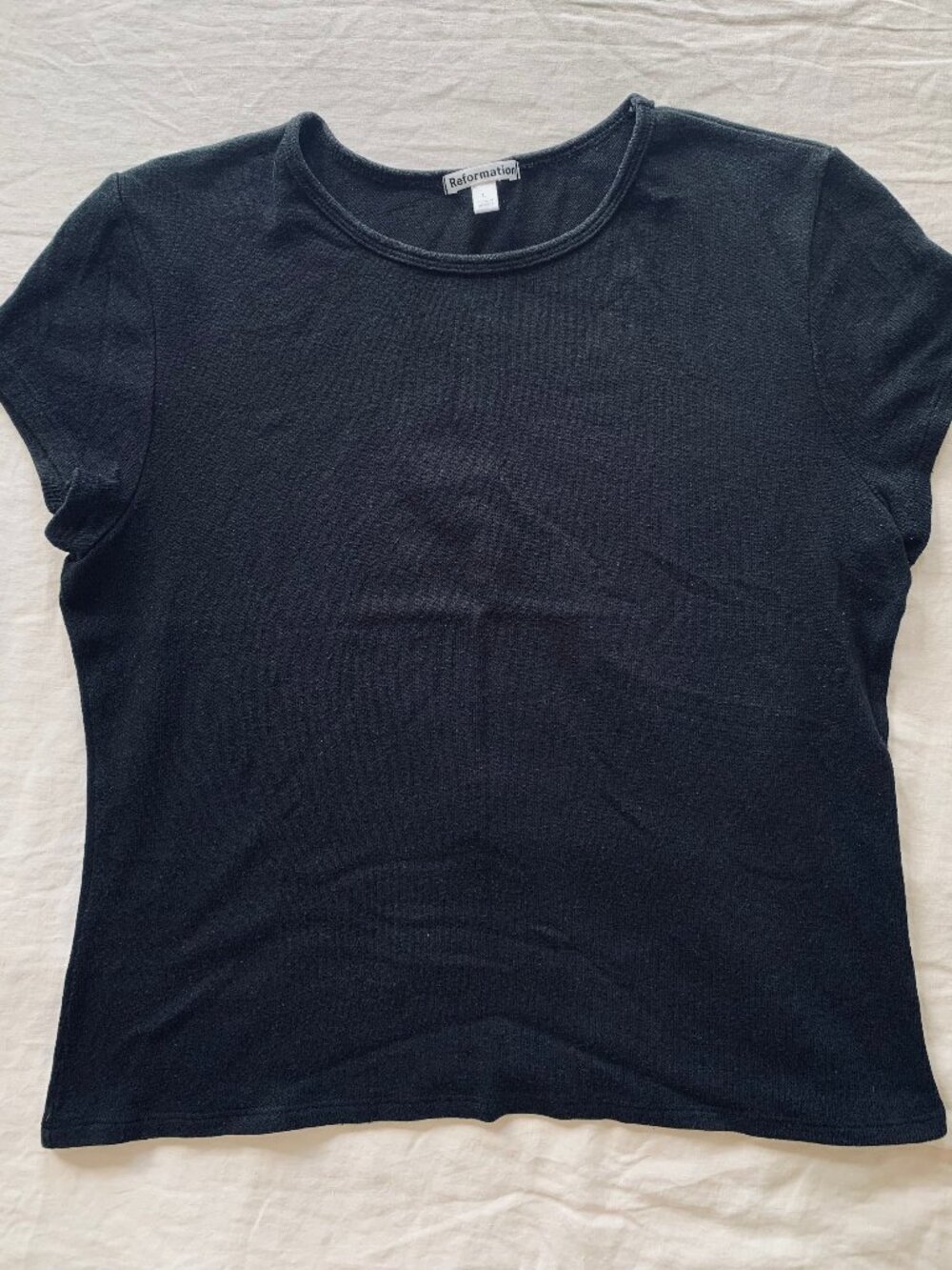 Reformation "Muse" Baby Tee - Large